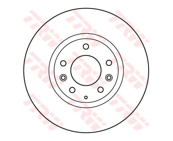 TRW Bremžu disks DF4974S