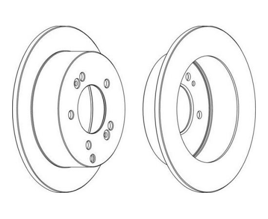 Ferodo Bremžu disks DDF1447