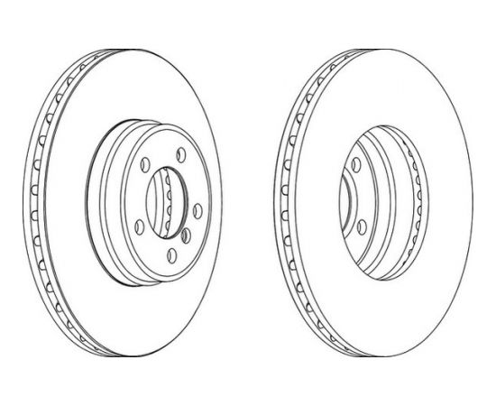 Ferodo Bremžu disks DDF1411C-1