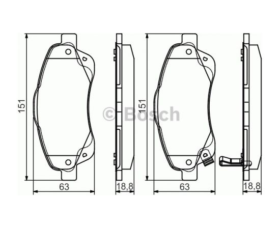 Bosch Bremžu kluči 0 986 495 083