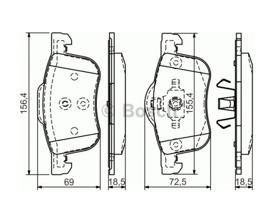 Bosch Bremžu kluči 0 986 495 061