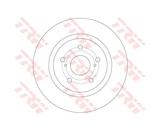 TRW Bremžu disks DF6324