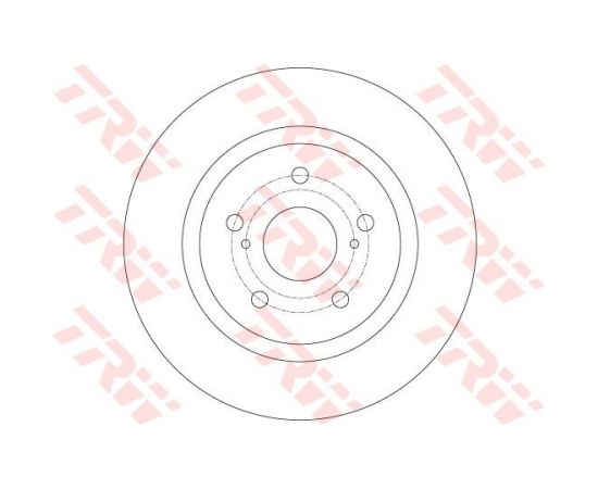 TRW Bremžu disks DF6324