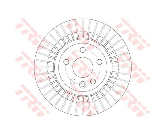 TRW Bremžu disks DF6308