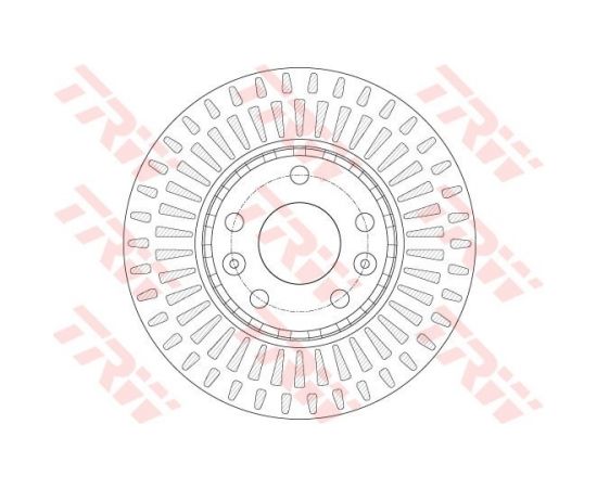 TRW Bremžu disks DF6184