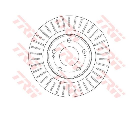 TRW Bremžu disks DF6174