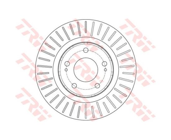 TRW Bremžu disks DF6174