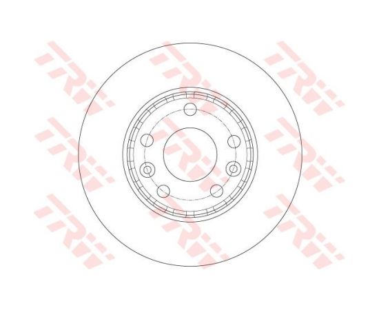 TRW Bremžu disks DF6072