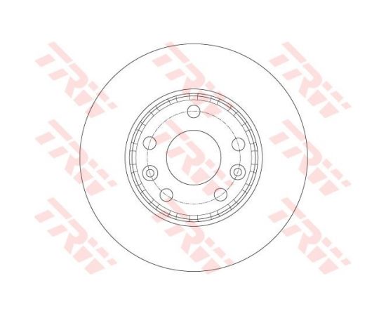 TRW Bremžu disks DF6072