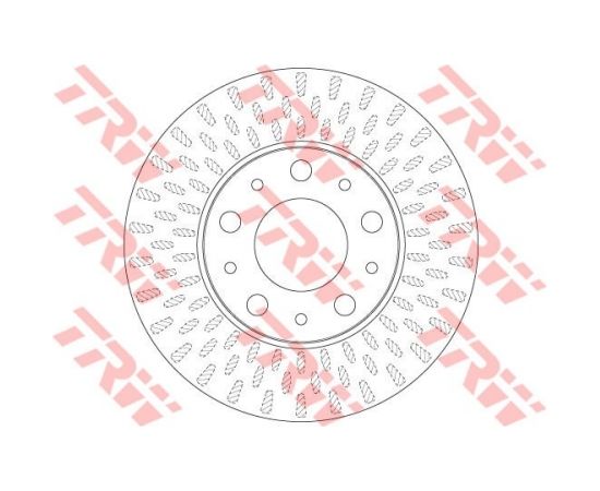 TRW Bremžu disks DF4771S