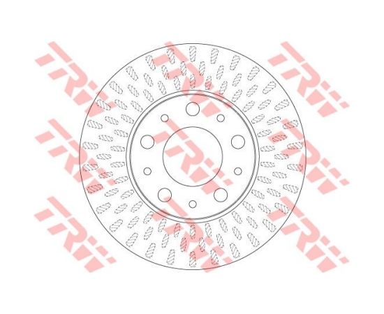 TRW Bremžu disks DF4771S