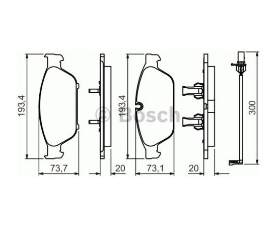 Bosch Bremžu kluči 0 986 494 447