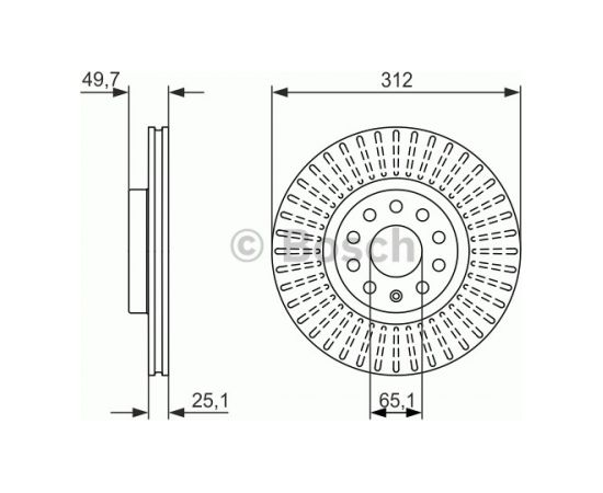 Bosch Bremžu disks 0 986 479 932