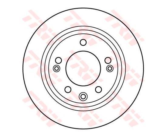 TRW Bremžu disks DF6123