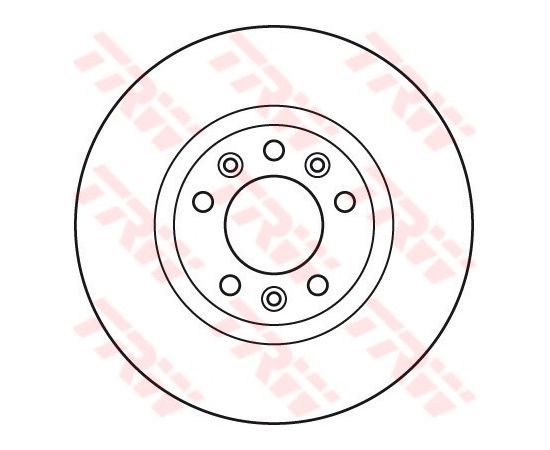 TRW Bremžu disks DF6121