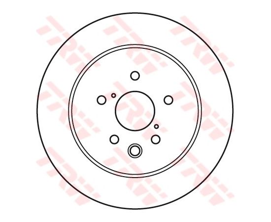 TRW Bremžu disks DF6063