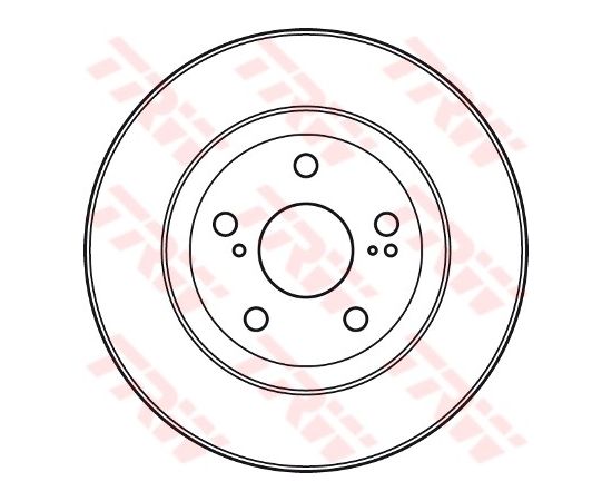 TRW Bremžu disks DF4828S
