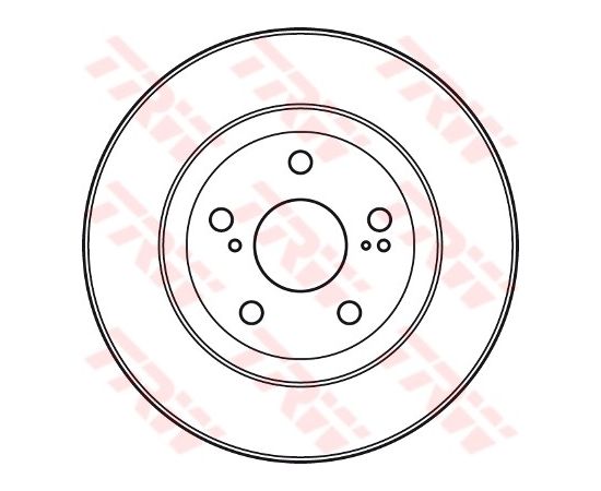 TRW Bremžu disks DF4828S