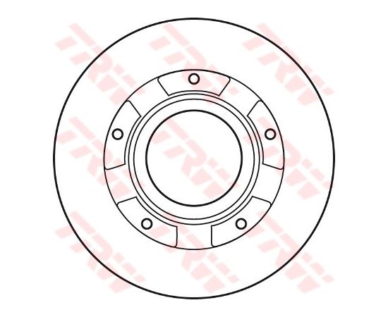 TRW Bremžu disks DF4821S