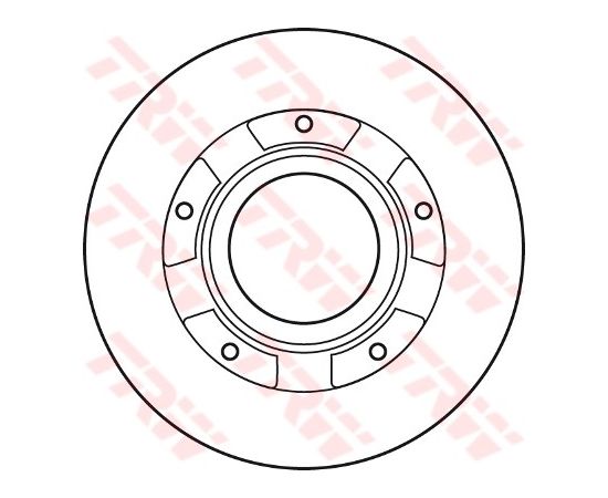 TRW Bremžu disks DF4821S