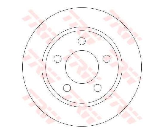 TRW Bremžu disks DF4419