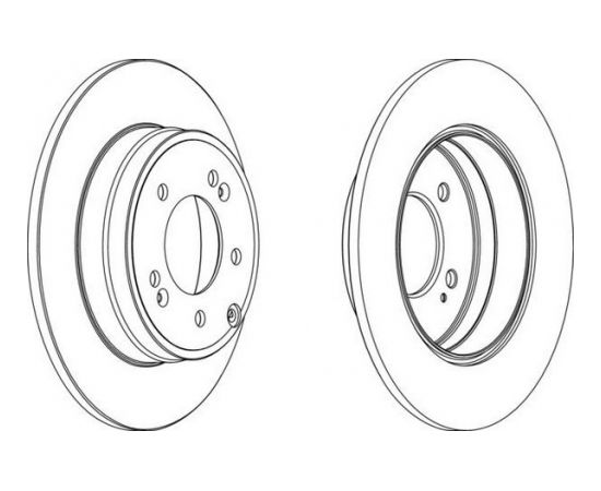 Ferodo Bremžu disks DDF1787