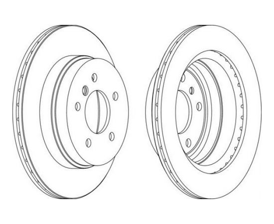 Ferodo Bremžu disks DDF1697