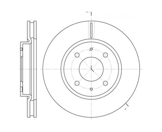 Remsa Bremžu disks 6890.10