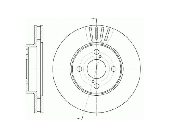 Remsa Bremžu disks 6742.10