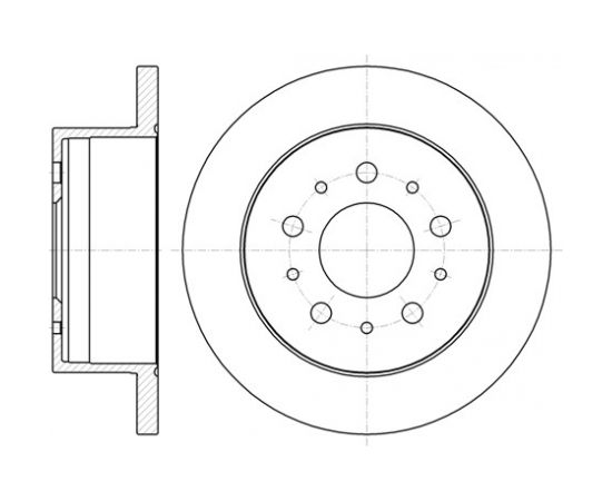Remsa Bremžu disks 61055.00