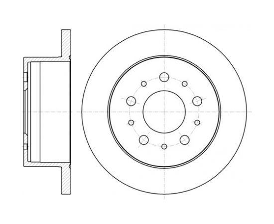 Remsa Bremžu disks 61055.00