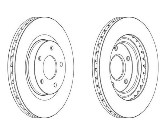 Ferodo Bremžu disks DDF1624