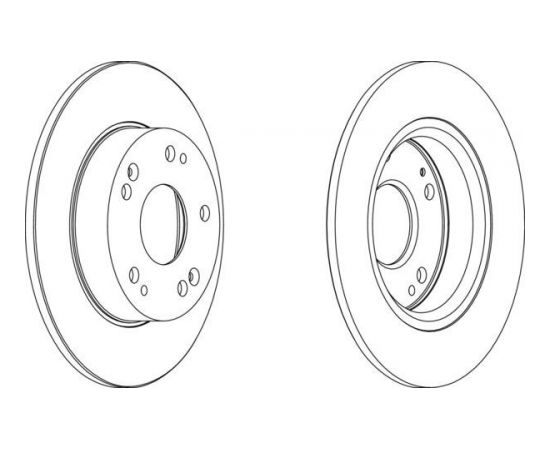 Ferodo Bremžu disks DDF1558