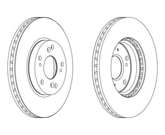 Ferodo Bremžu disks DDF1557