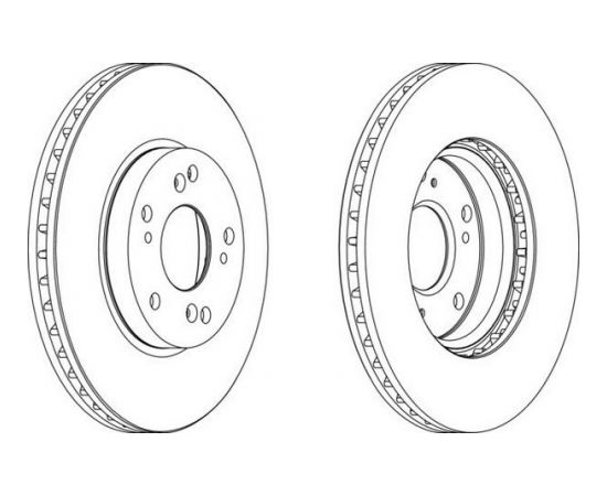 Ferodo Bremžu disks DDF1557