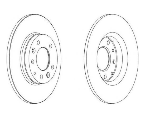 Ferodo Bremžu disks DDF1500