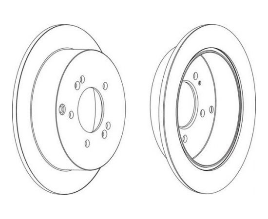 Ferodo Bremžu disks DDF1493