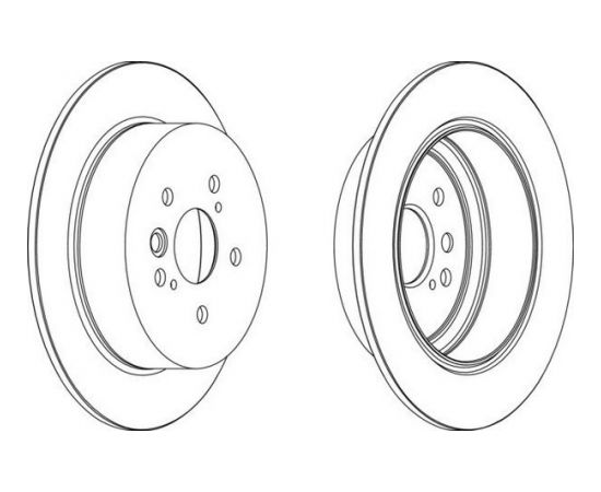 Ferodo Bremžu disks DDF1486