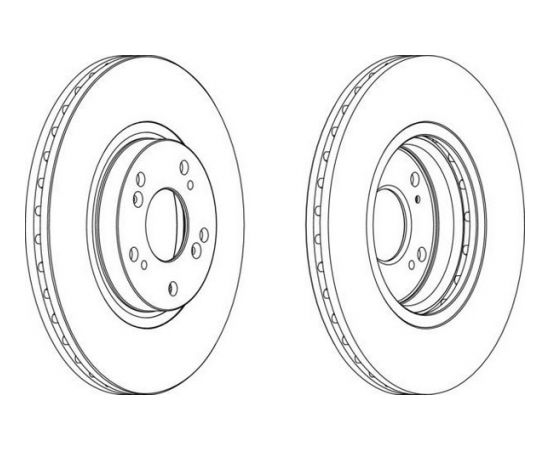 Ferodo Bremžu disks DDF1424