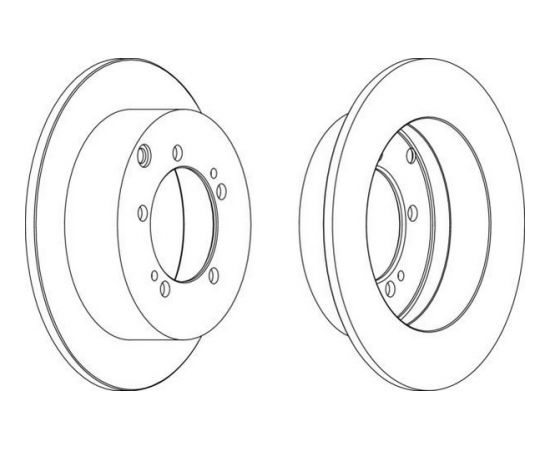 Ferodo Bremžu disks DDF1410