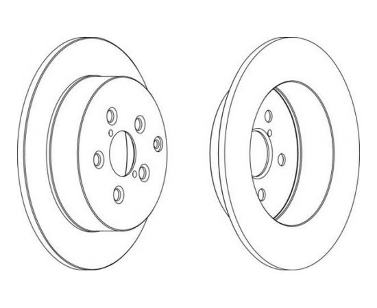 Ferodo Bremžu disks DDF1406
