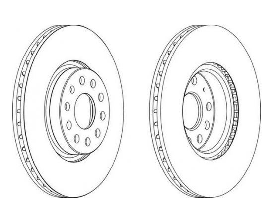 Ferodo Bremžu disks DDF1305