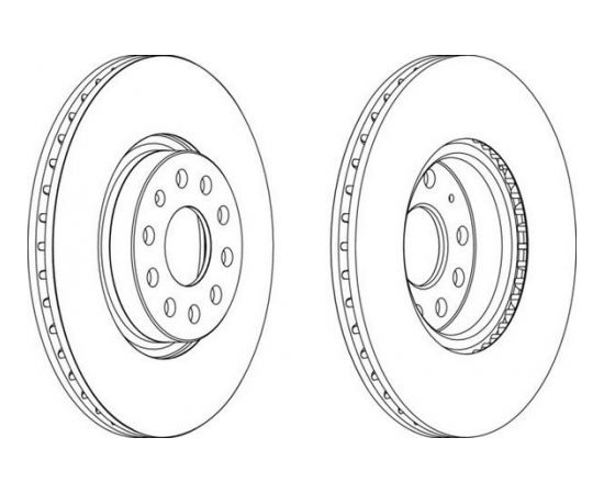 Ferodo Bremžu disks DDF1305