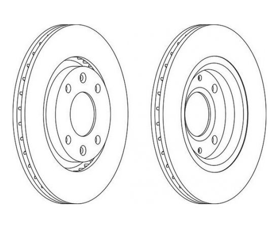 Ferodo Bremžu disks DDF1140