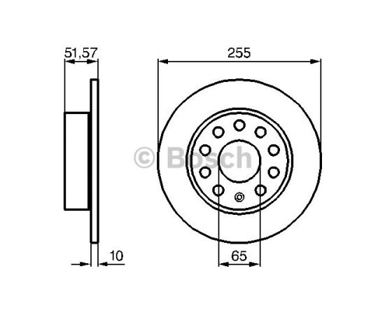 Bosch Bremžu disks 0 986 479 099