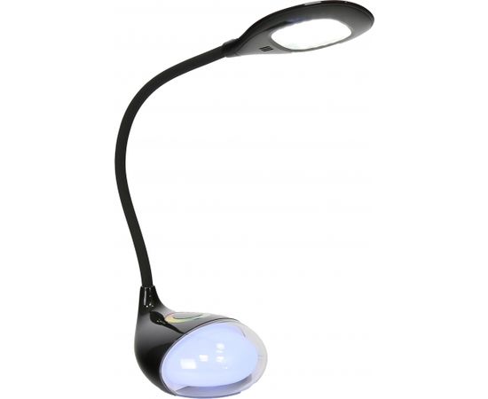 Platinet galda lampa PDLQ10 6W, melna (44347)