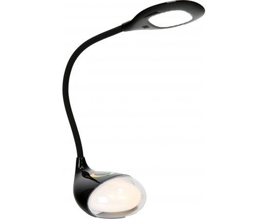 Platinet galda lampa PDLQ10 6W, melna (44347)