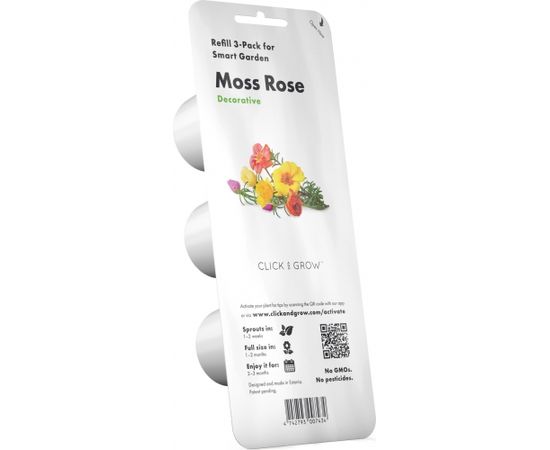 Click & Grow Smart Garden refill Moss Rose 3 шт