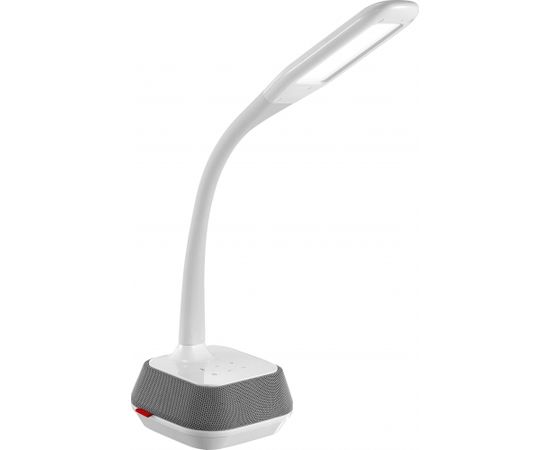 Platinet galda lampa ar skaļruni un USB lādētāju PDLM6U 18W (44126)