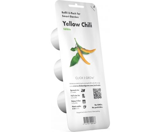 Click & Grow Smart Garden refill Yellow Chili 3pcs